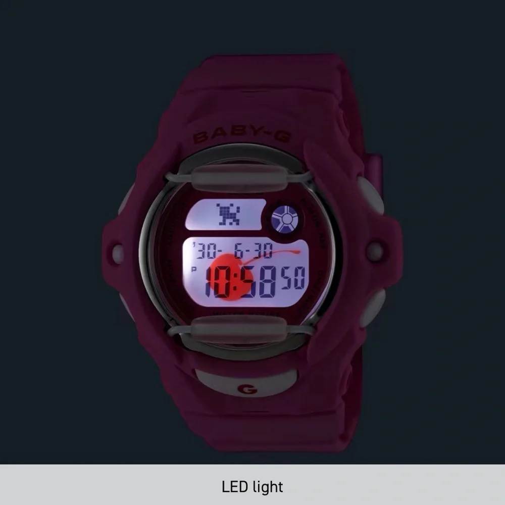 Casio Pink Digital Resin Sports Watch